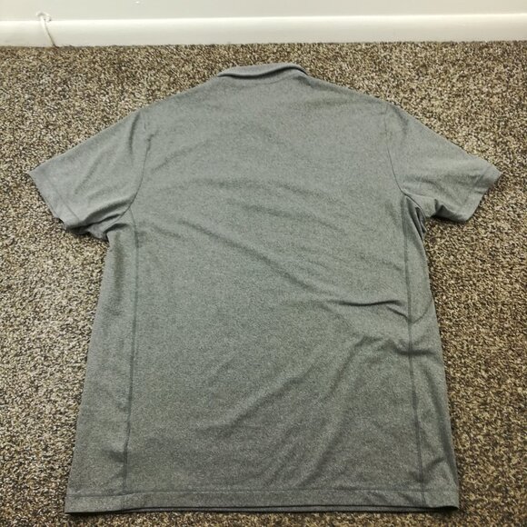 UNTUCKit Polo Shirt Performance Stretch Preppy Heather Gray Mens Large - Picture 5 of 8